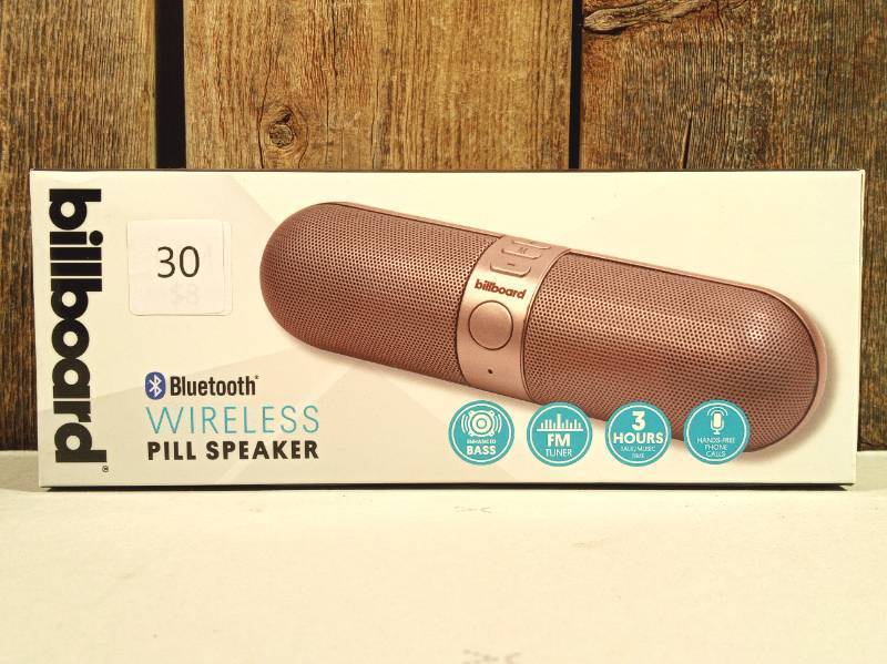 lot 30 image: Billboard Pill Design Bluetooth Wireless