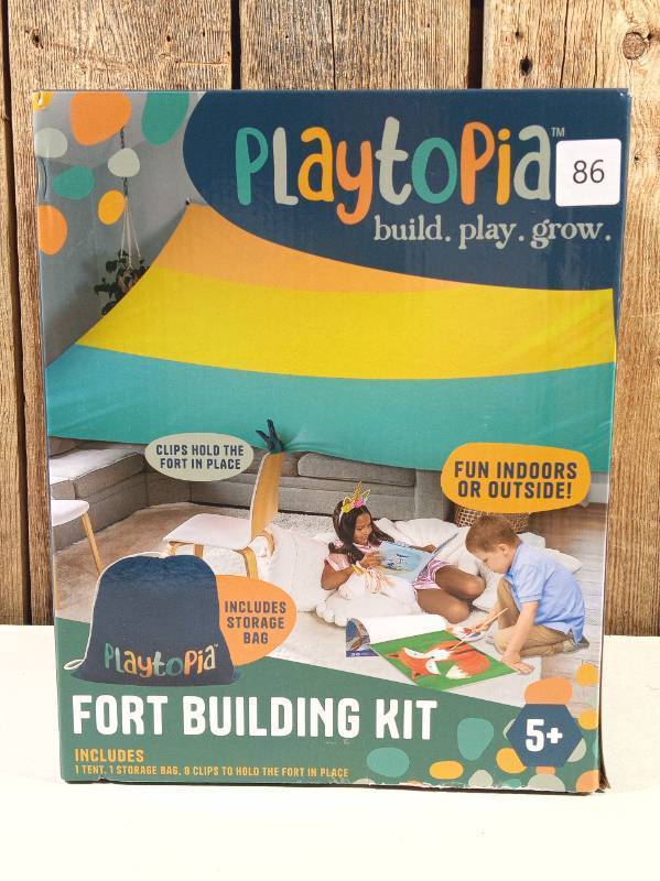 lot 86 image: Playtopia Fort Building Tent Kit