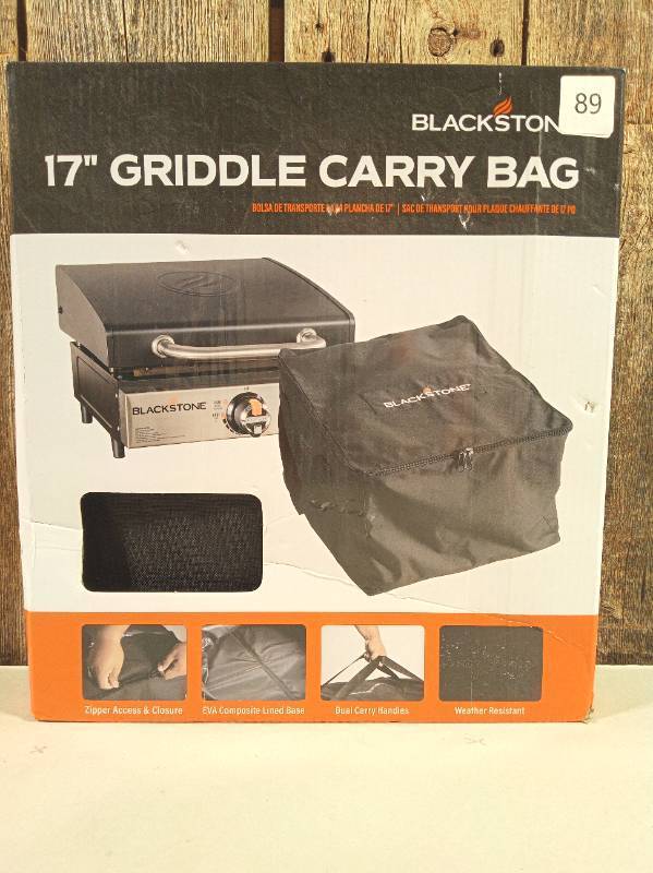 lot 90 image: Blackstone Griddle Carry Bag Cover