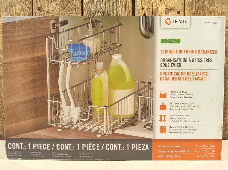 lot 91 image: Trinity Sliding Undersink Organizer