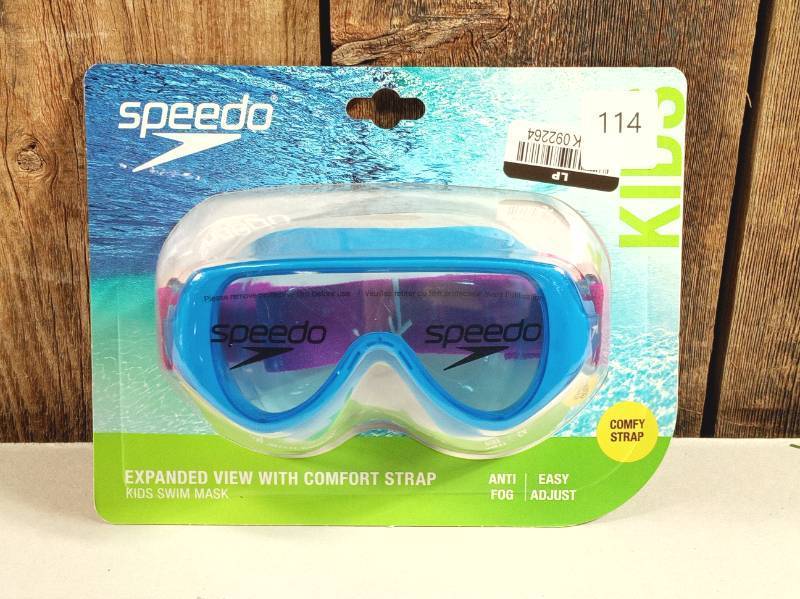 lot 114 image: Speedo Kids Swim Mask with Fabric Strap