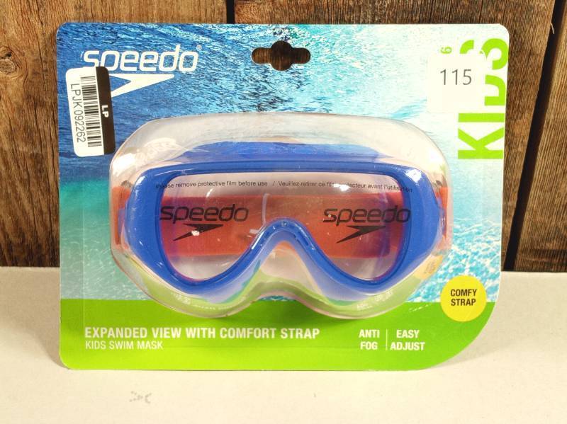 lot 115 image: Speedo Kids Swim Mask with Fabric Strap