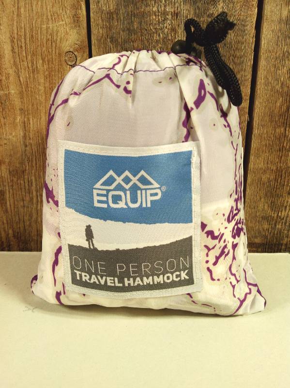 lot 135 image: Equip 1 Person Travel Hammock - Purple Lightning