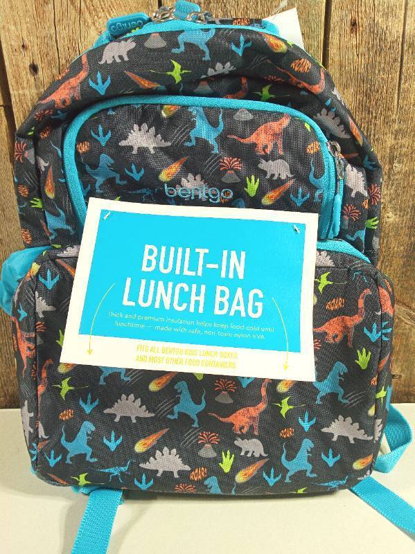 lot 142 image: Bentgo Kids 2-in-1 17 Backpack and Insulated Lunch Bag