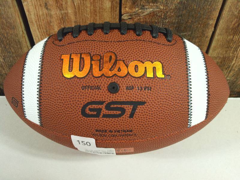 lot 150 image: Wilson GST Speed Skin Official Football - Brown