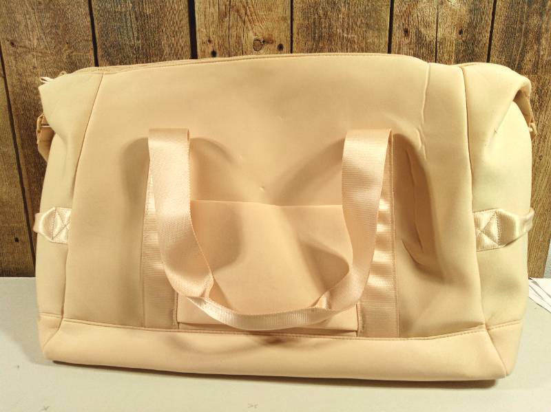 lot 154 image: Faux Neoprene Weekender Bag - All In Motion Tan