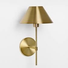 lot 169 image: Threshold Metal Sconce Wall Light - Brass