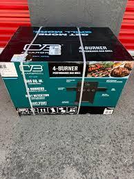 lot 30A image: Char-Broil 4 Burner 25000 BTU Gas Grill 463351125 BlackSilver