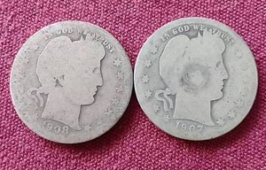 lot 10 image: (2) Barber Quarters