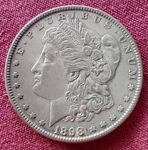 lot 12 image: 1898 Morgan Dollar