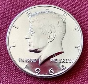 lot 61 image: 1964 Proof Kennedy Half Dollar