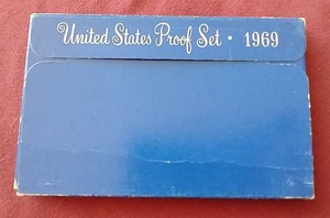 lot 88 image: 1969 U.S. Mint Proof Set