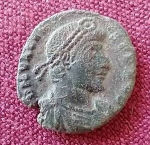lot 93 image: Very Cool 4th Century Constantius II Ancient Roman Coin