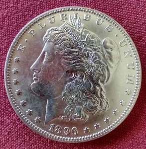 lot 99 image: Nice 1896-O Morgan Dollar
