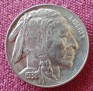 lot 102 image: Nice 1938-D Buffalo Nickel