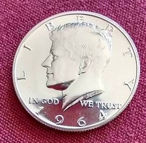 lot 113 image: 1964 Proof Kennedy Half Dollar