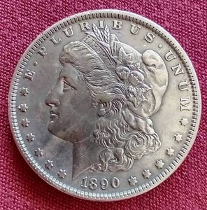 lot 122 image: 1890 Morgan Dollar