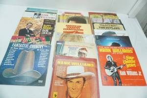 lot 40 image: Vintage Records. Charley Pride, The Outlaws, Hank Williams, Country Greatest Hits