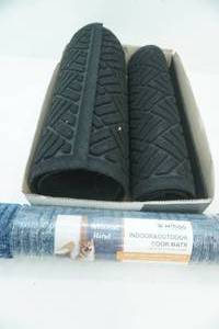 lot 64 image: NEW 3ct IndoorOutdoor Doormats