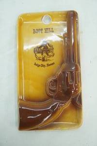 lot 81 image: Vintage Boot Hill Dodge City, Kansas Ceramic Wall Plaque