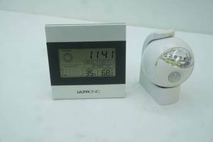 lot 91 image: LED Sensor Light Ball Spotlight, Weather Monitor