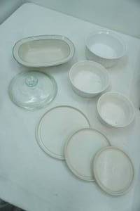 lot 102 image: Ceramic Casseroles and Serving Dishes