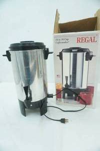 lot 113 image: Regal 10-30 Cup Coffee Maker