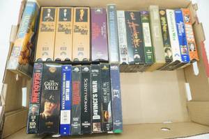 lot 133 image: VHS Tapes. The Godfather Set, Apocalypse Now, The Green Mile, The Sixth Sense