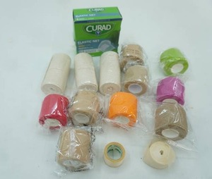 lot 153 image: NEW Flexible Cohesive Bandage Rolls (8), NEW Ace Wraps, and other First-Aid Supplies