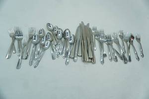 lot 155 image: Flatware. Knives, Forks, Spoons