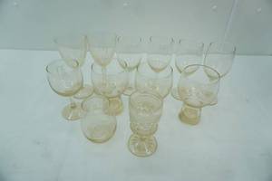 lot 164 image: Vintage Wine Glasses, Crystal Goblets and Beer Glasses