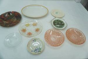 lot 167 image: Stoneware Platter, Crystal Platter, China Plates
