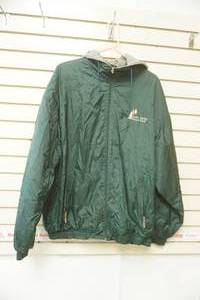 lot 215 image: Lake Carlos State Park Hooded, Lined, Windbreaker-Style. Mens Size L, Tipsy