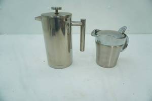 lot 236 image: 1 French Press Coffee Maker and Stainless Steel Jug