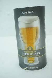 lot 250 image: Final Touch Bottoms Up Double wall Beer glass