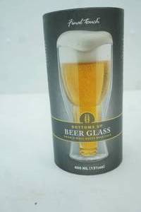 lot 251 image: Final Touch Bottoms Up Double wall Beer glass