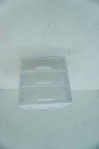 lot 255 image: Sterilite  storage 3 drawers , 7 x8 x7