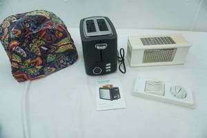 lot 309 image: Stainless Steel Toaster wuser manual and cover Manual Food graterslicerchopper