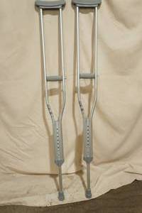 lot 329 image: Crutches