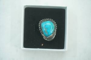 lot 362 image: Jewelry Lot 925 Turquoise Ring