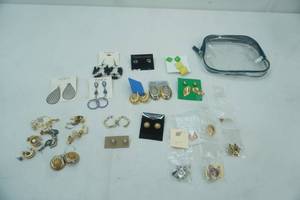 lot 365 image: Jewelry Lot Pierced Earring Pairs