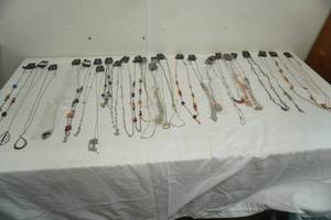 lot 369 image: Jewelry Lot NEW Paparazzi Fashion Jewelry Long Necklaces and Earring Sets