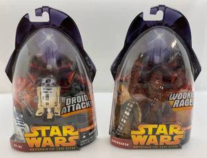 lot 48 image: Vintage STAR WARS Revenge Of The Sith Action Figures (New Old Stock)