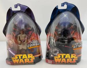 lot 50 image: Vintage STAR WARS Revenge Of The Sith Action Figures (New Old Stock)