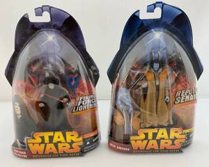 lot 51 image: Vintage STAR WARS Revenge Of The Sith Action Figures (New Old Stock)