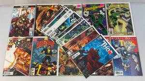 lot 83 image: Misc. Comics Including THOR And More (Bagged Ans Carded)