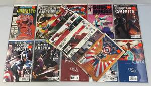 lot 93 image: Misc. Comics Including CAPTAIN AMERICA And More (Bagged And Carded)
