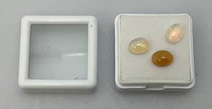 lot 116 image: Three 6x8 MM Natural Ethiopian Oval Opals