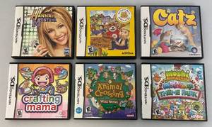 lot 133 image: Vintage Nintendo DS Games Including CATZ And More