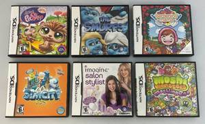 lot 134 image: Vintage Nintendo DS Games Including THE SMURFS And More